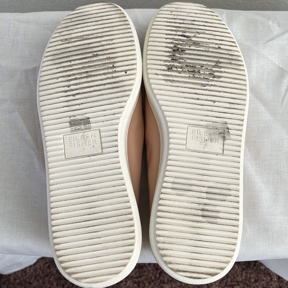 Eileen Fisher Pink Sneakers Leather - Picture 4 of 6